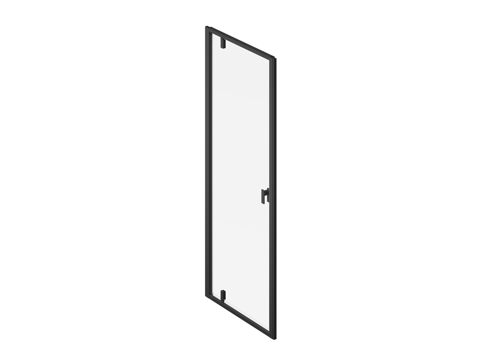 Ravak Nexty Duschtüren 90 cm aufklappbar schwarz Matte/durchsichtiges Glas 03O70300Z1