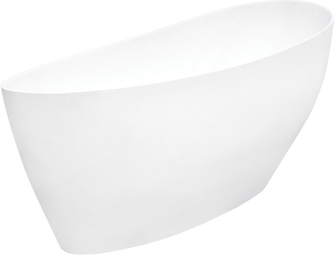 Besco Keya Freistehende Badewanne 163.5x70 cm oval weiß #WMMB-165KKW