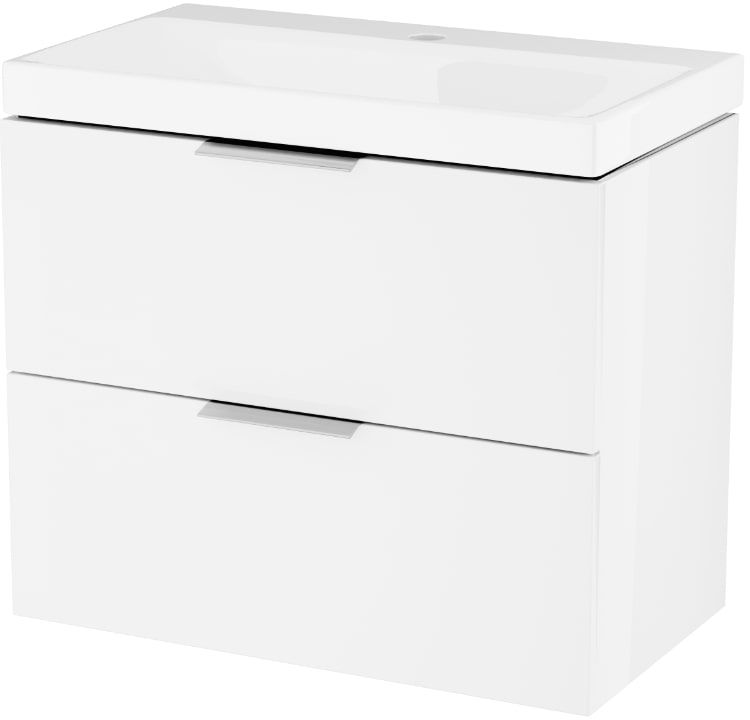 Set Unterschrank Excellent Blanko MLEX.6301.640.WH, Waschbecken Excellent Blanko CENL.6317.650.WH, MLEX.6303.SET.CR