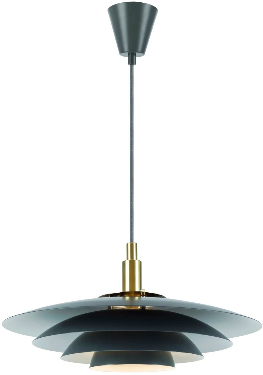 Nordlux Bretagne Pendelleuchte 1x25 W grau/aschfarben 39489910