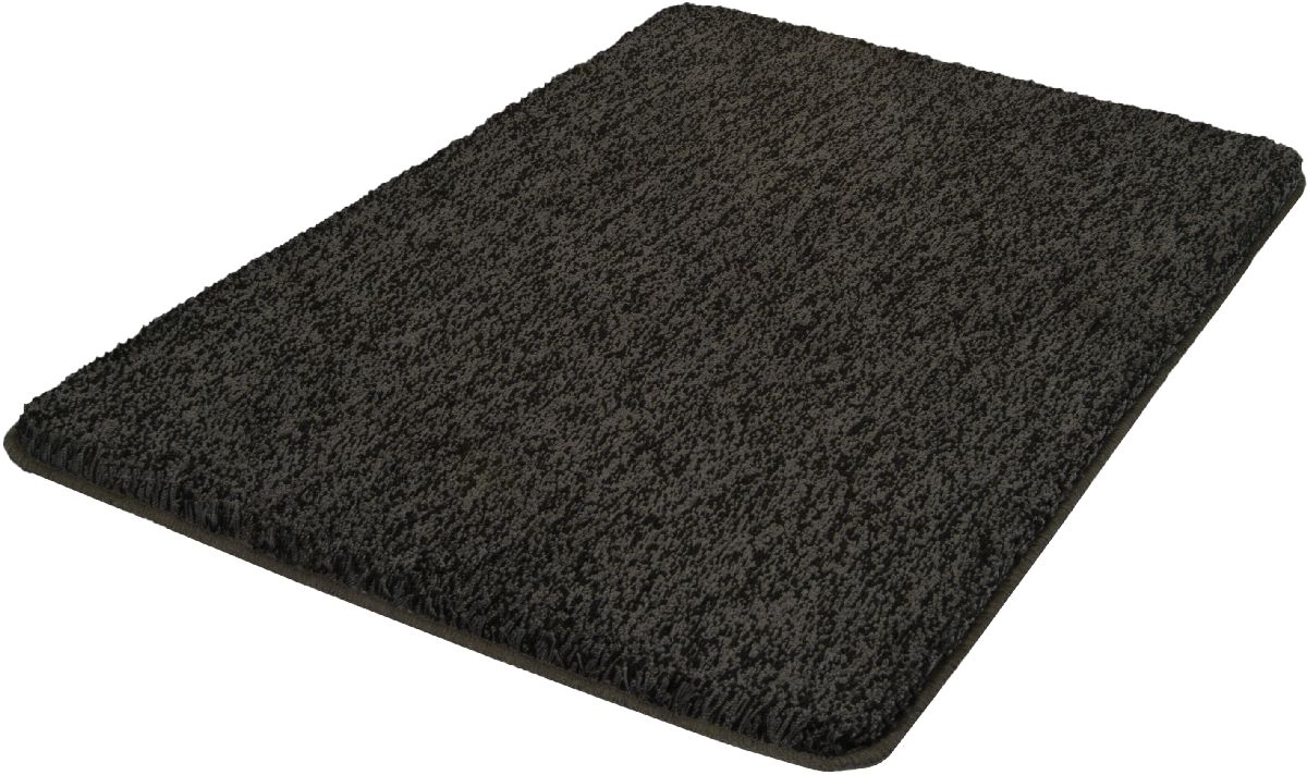 Kleine Wolke Seattle Badezimmerteppich 140x80 cm rechteckig schwarz 4071905657