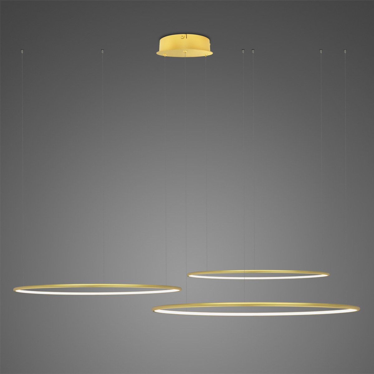 Altavola Design Ledowe Okręgi Pendelleuchte 3x W gold LA075/CO3_80_in_4k_gold