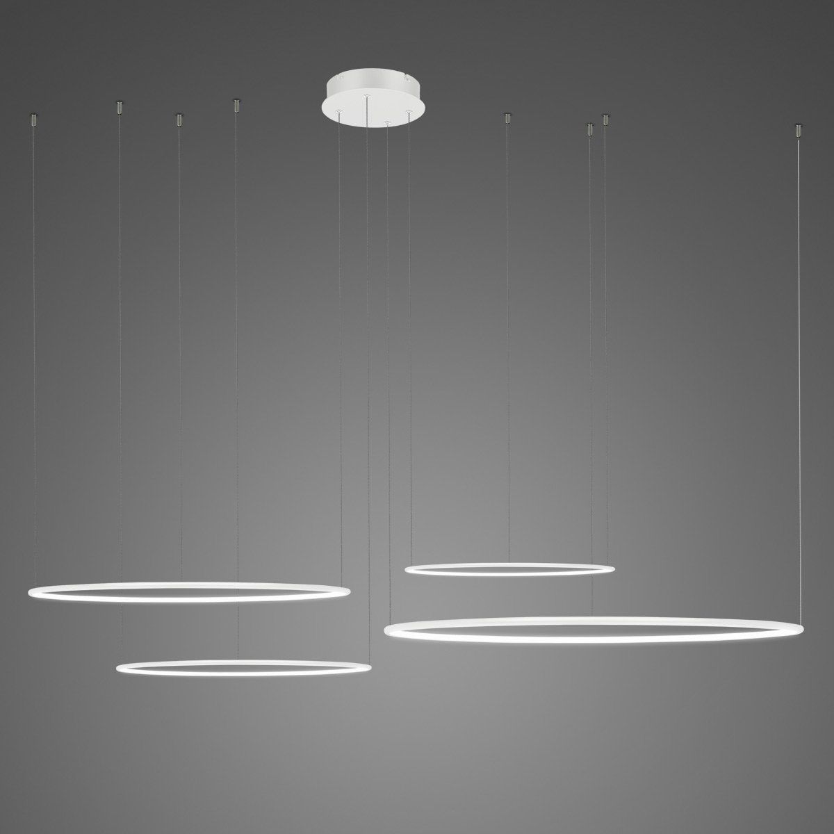 Altavola Design Ledowe Okręgi Pendelleuchte 4x106 W weiß LA084/CO4_100_in_3k_white