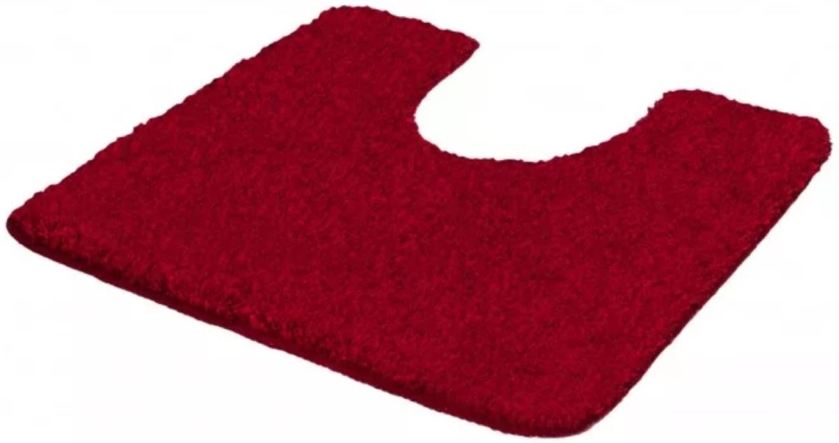 Kleine Wolke Seattle Badezimmerteppich 55x50 cm WC-Vorleger rot 4071468130
