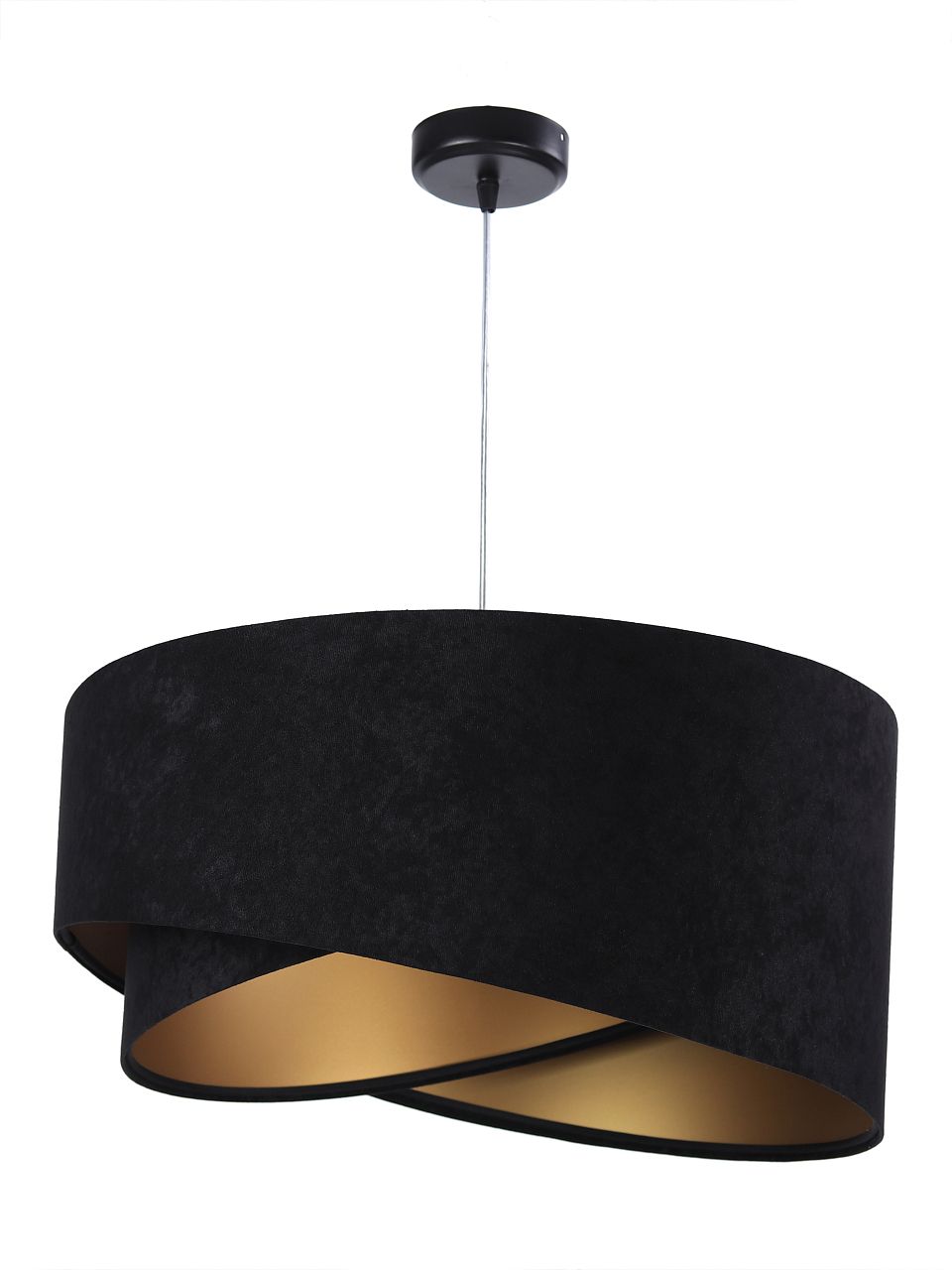 BPS Koncept Galaxy Pendelleuchte 1x60 W schwarz-gold 060-009
