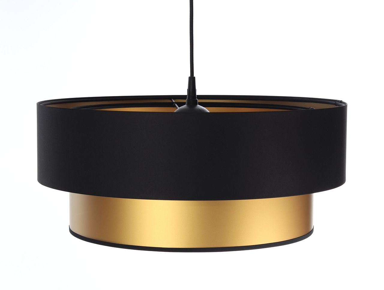 BPS Koncept Duo ellegant Pendelleuchte 1x60 W schwarz-gold 061-044-40