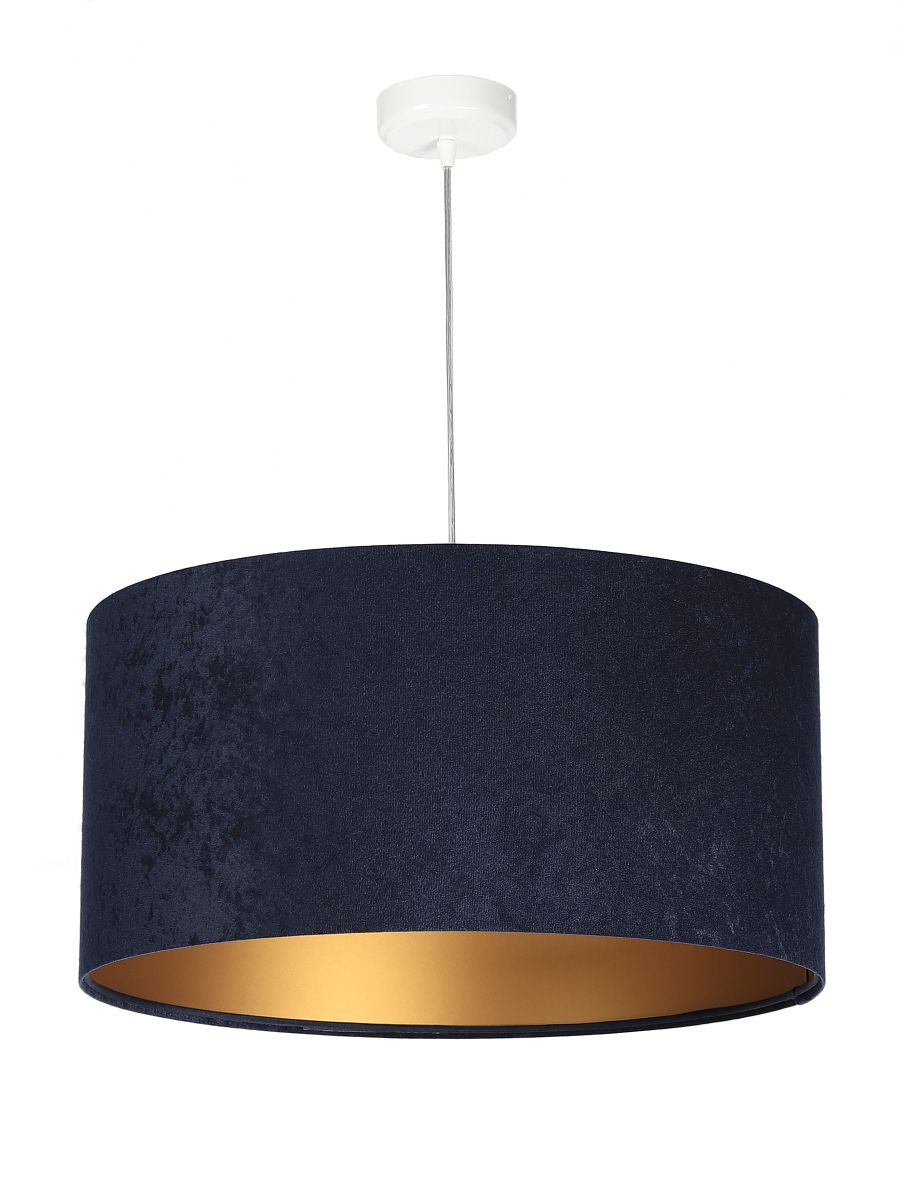 BPS Koncept Standard HomeLight Pendelleuchte 1x60 W gold-marineblau 010-044-50