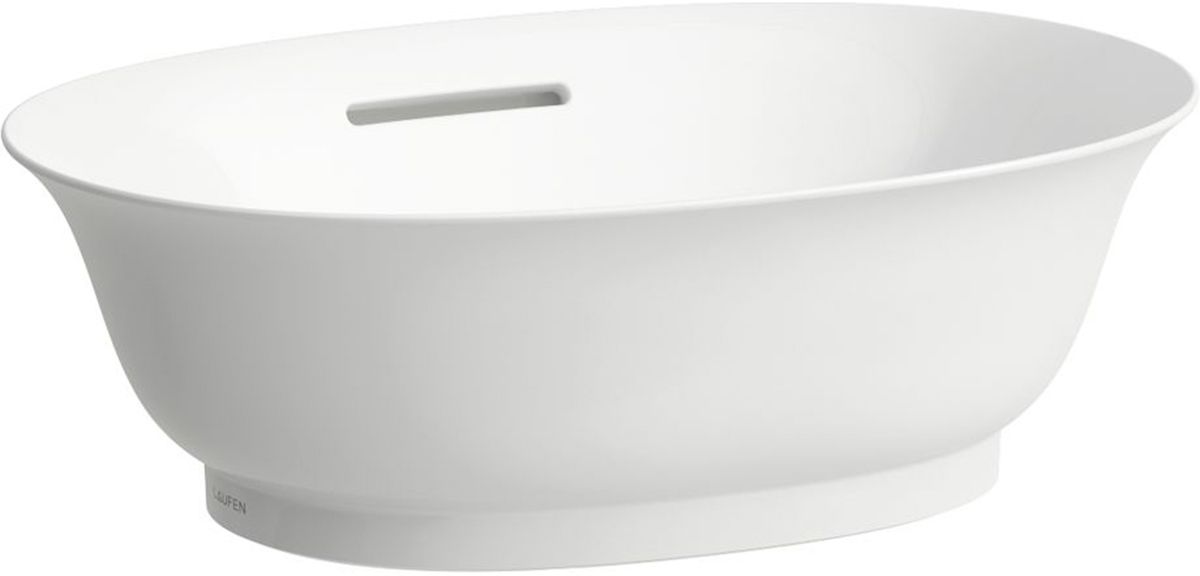 Laufen The New Classic Waschbecken 45x31 cm oval Aufsatzwaschbecken weiß glanz H8128510001091