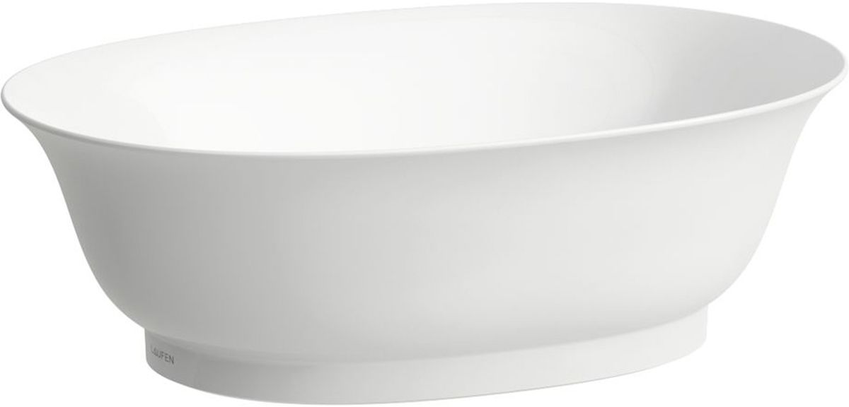 Laufen The New Classic Waschbecken 45x31 cm oval Aufsatzwaschbecken weiß glanz H8128500001121