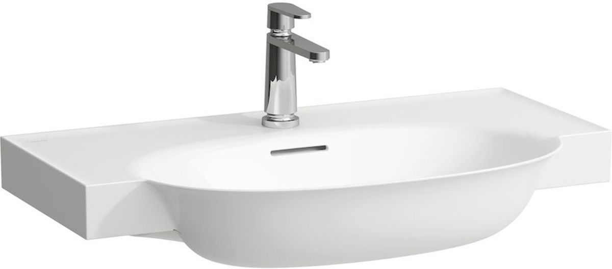 Laufen The New Classic Waschbecken 80x48 cm halbrund Klassisch-Möbel weiß glanz H8138550001081