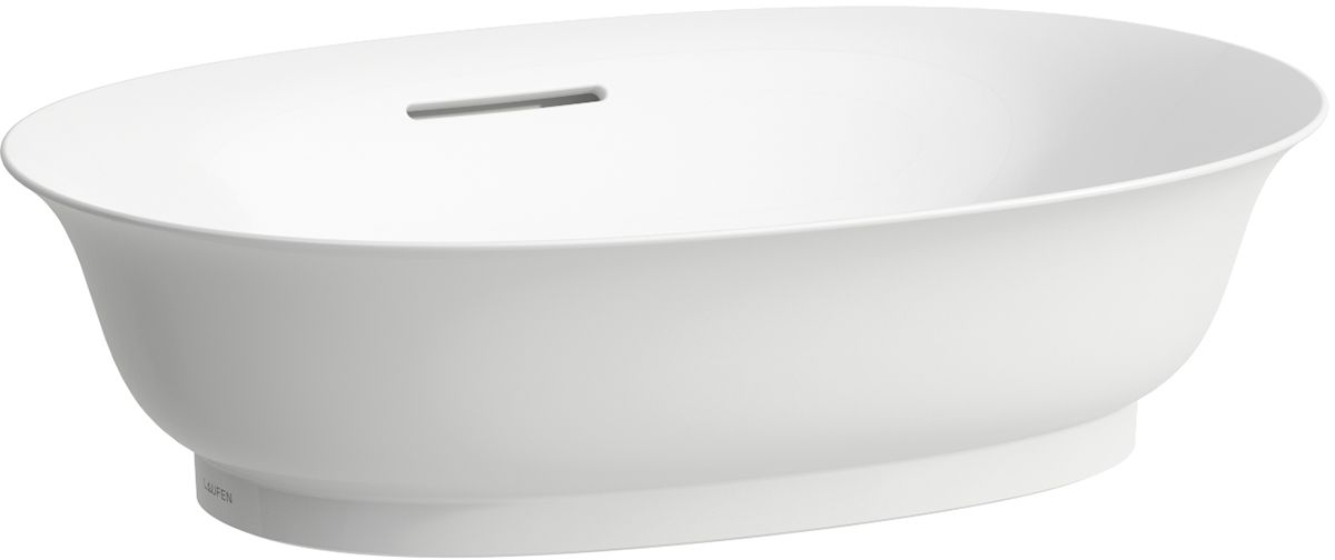 Laufen The New Classic Waschbecken 55x38 cm oval Aufsatzwaschbecken weiß glanz H8128534001091