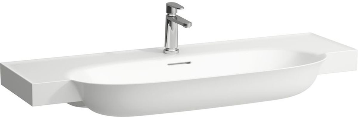 Laufen The New Classic Waschbecken 120x48 cm halbrund Klassisch-Möbel weiß glanz H8138584001041