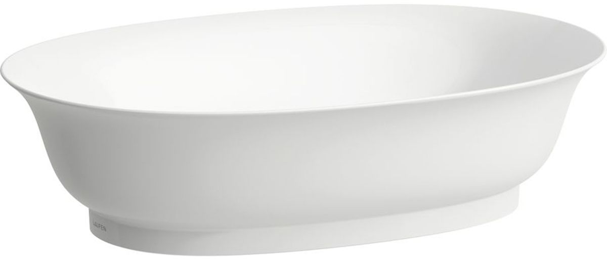 Laufen The New Classic Waschbecken 55x38 cm oval Aufsatzwaschbecken weiß matte H8128527571121