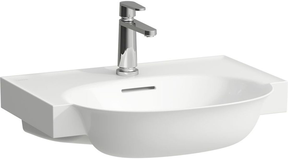 Laufen The New Classic Waschbecken 60x48 cm halbrund Klassisch-Möbel weiß matte H8138537571081