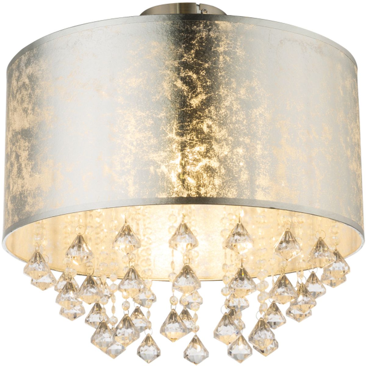 Globo Lighting Amy I Deckenlampe 1x60 W silber 15188D3