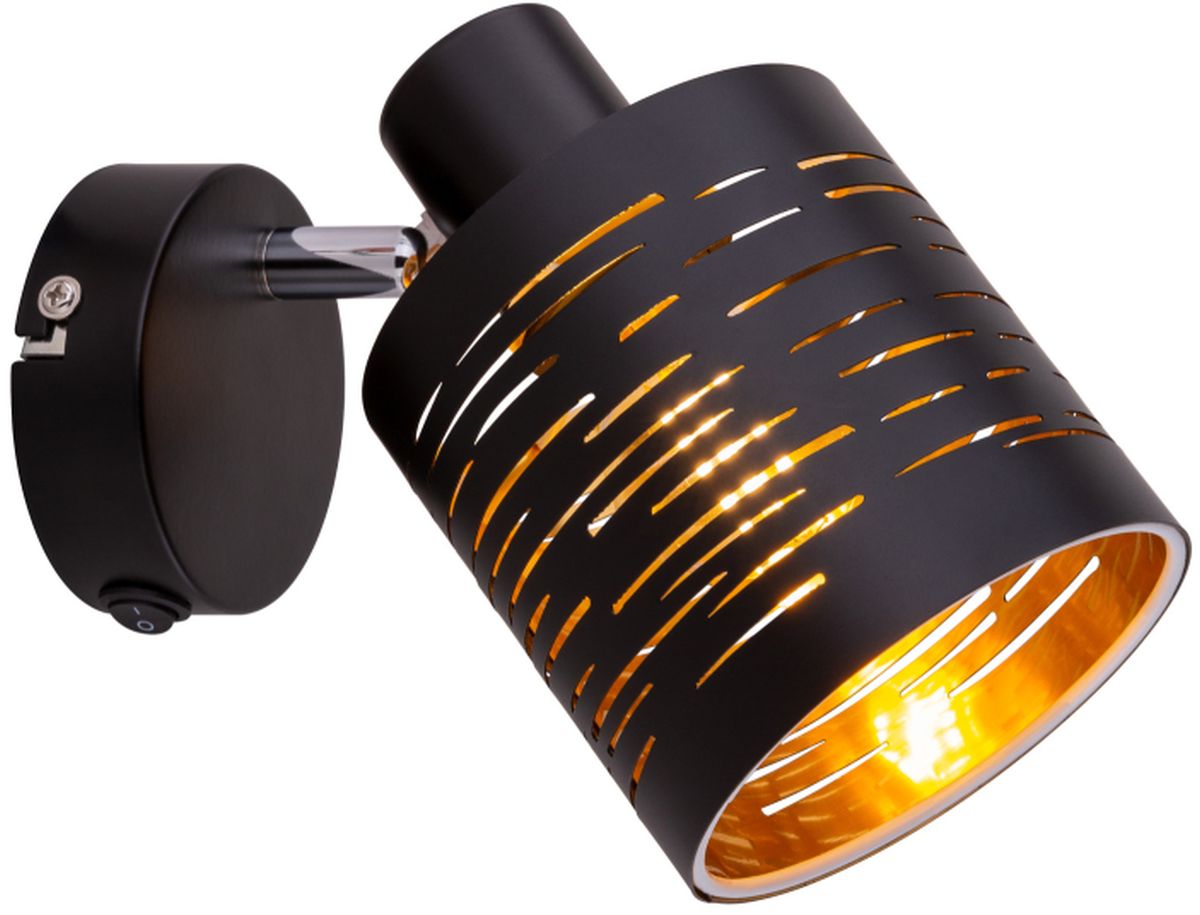 Globo Lighting Tunno Wandleuchte 1x15 W schwarz-gold 15342-1