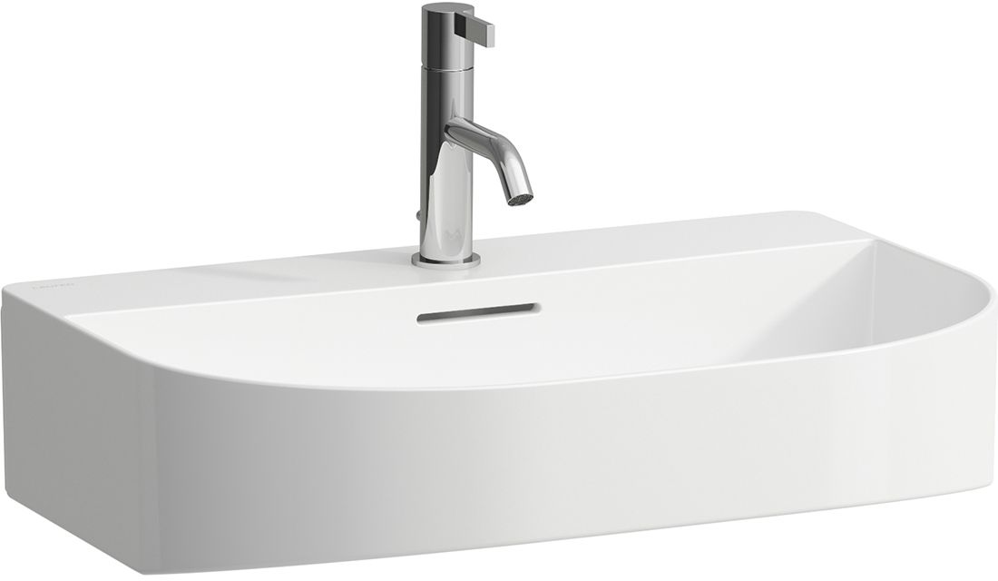 Laufen Sonar Waschbecken 60x42 cm halbrund Klassisch weiß glanz H8103420001091