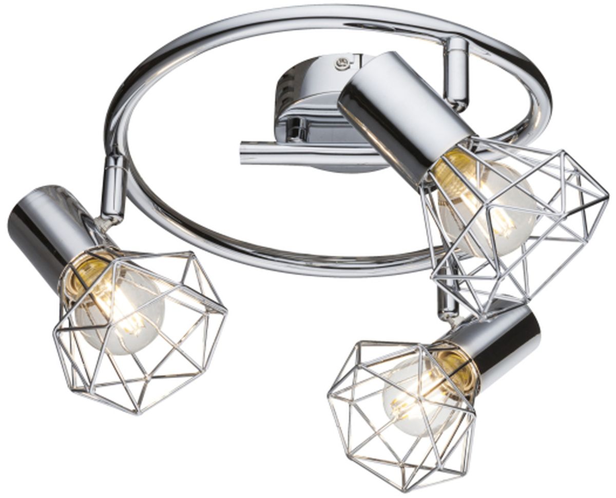 Globo Lighting Xara I Deckenlampe 3x40 W chrom 54802-3