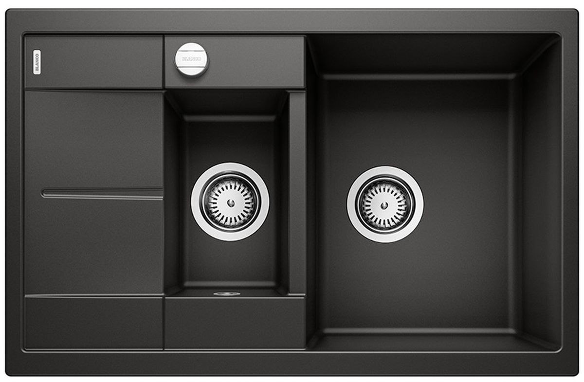 Blanco Metra 6 S Compact Granitspüle 78x50 cm schwarz 525925