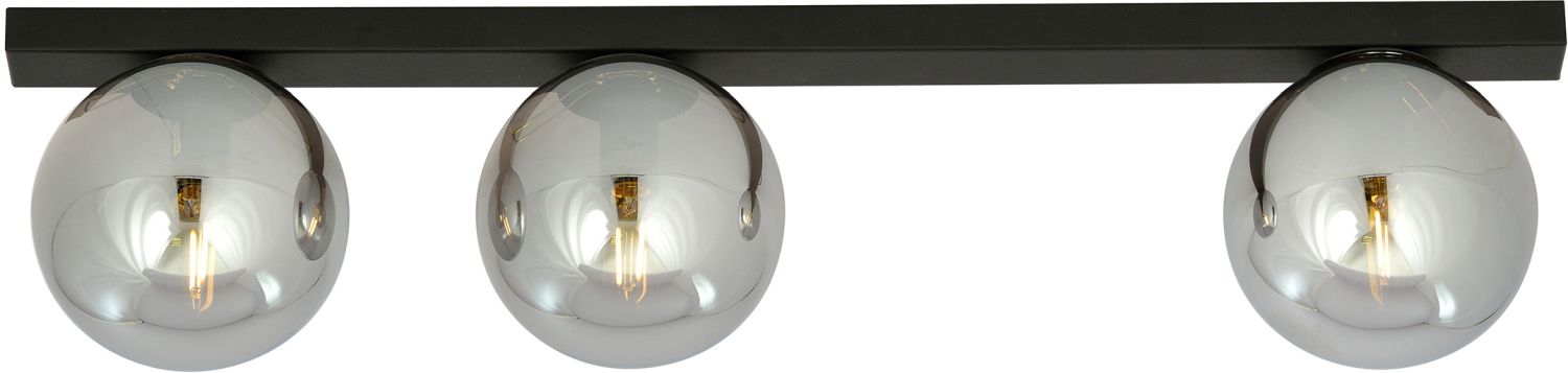 Emibig Fit Deckenlampe 3x10 W schwarz-graphit 1122/3