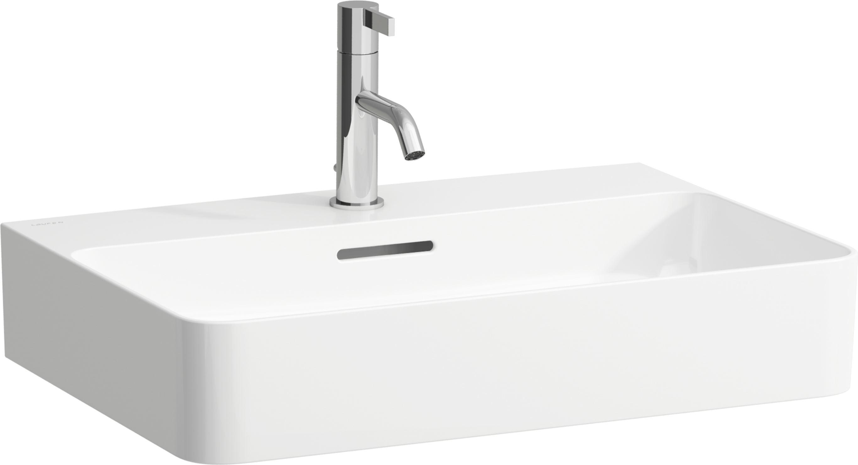 Laufen Val Waschbecken 60x42 cm rechteckig Klassisch-Aufsatzwaschbecken weiß glanz H8162830001041