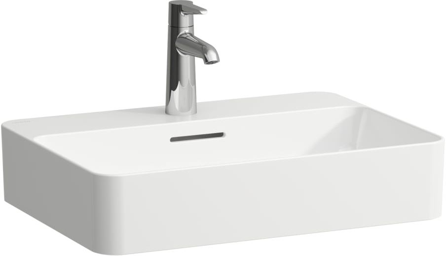 Laufen Val Waschbecken 55x40 cm rechteckig Aufsatzwaschbecken weiß glanz H8122844001041