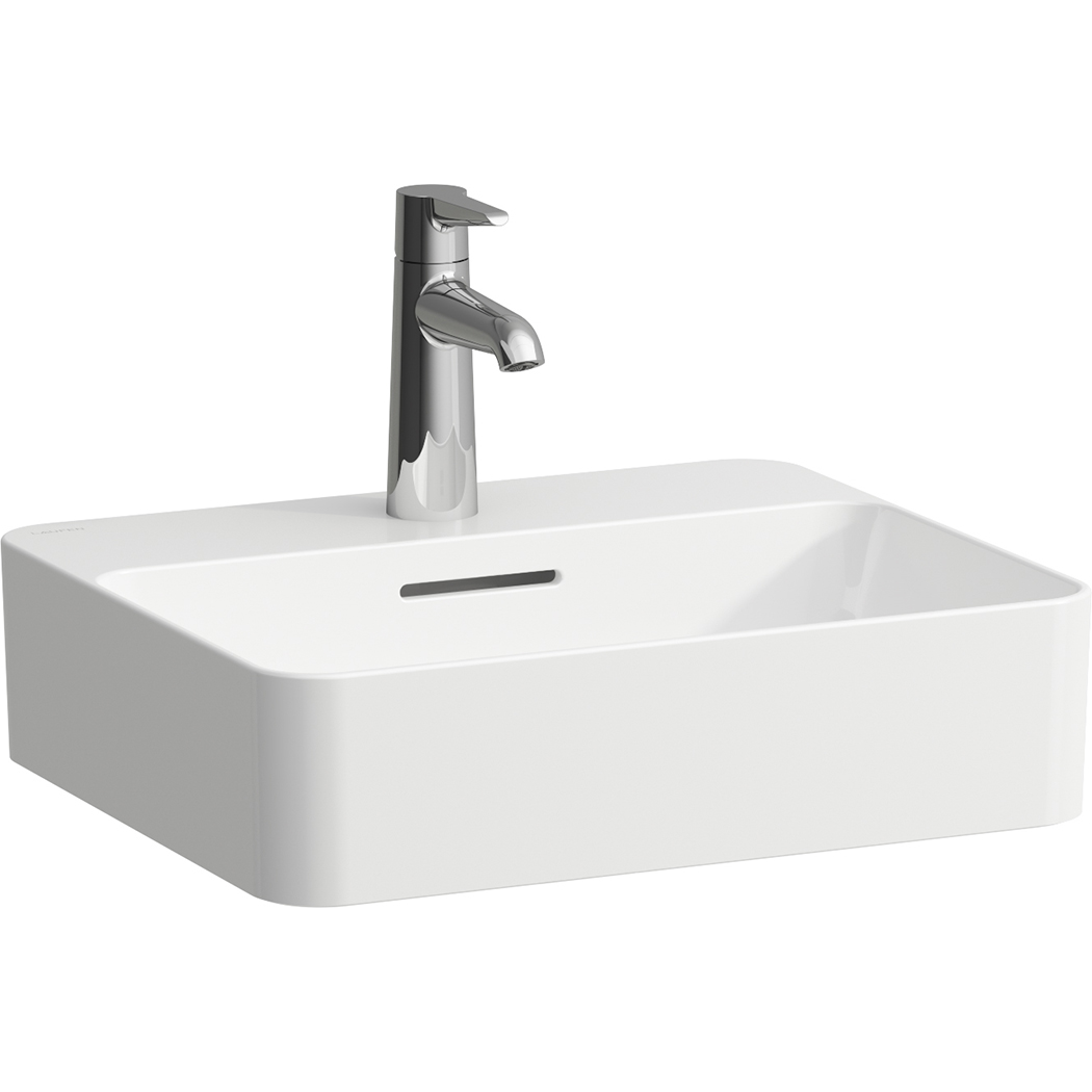 Laufen Val Waschbecken 45x38 cm rechteckig Aufsatzwaschbecken weiß matte H8122807571041