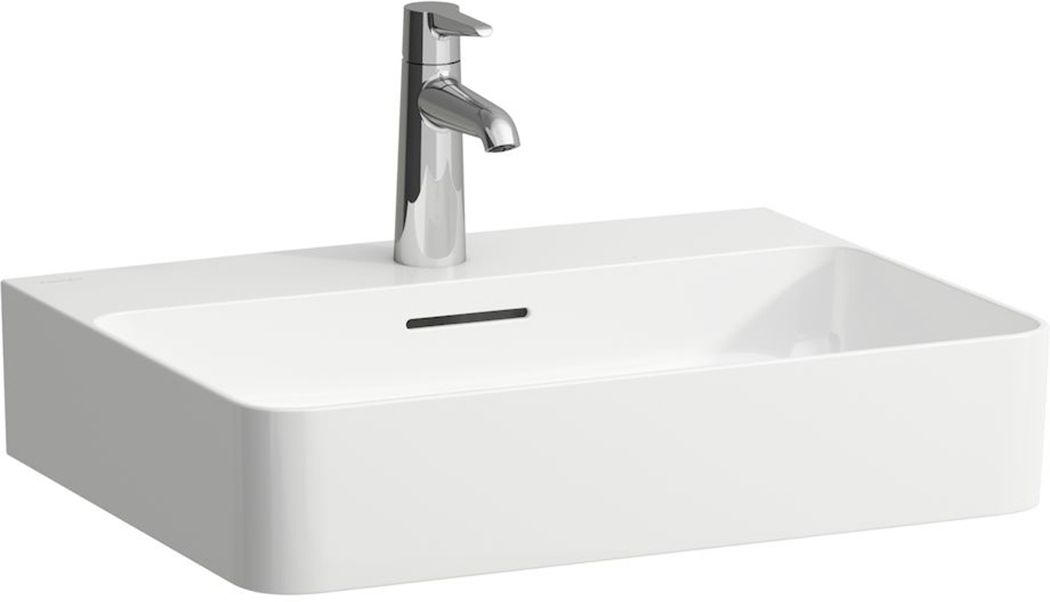 Laufen Val Waschbecken 55x42 cm rechteckig Klassisch-Aufsatzwaschbecken weiß matte H8162827571041