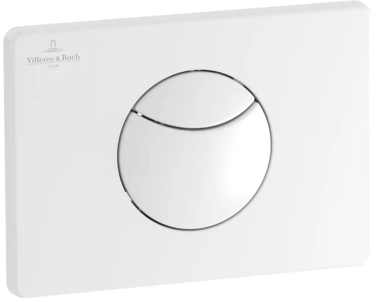 Villeroy & Boch ViConnect Betätigungsplatte für Toilette weiß 92248568