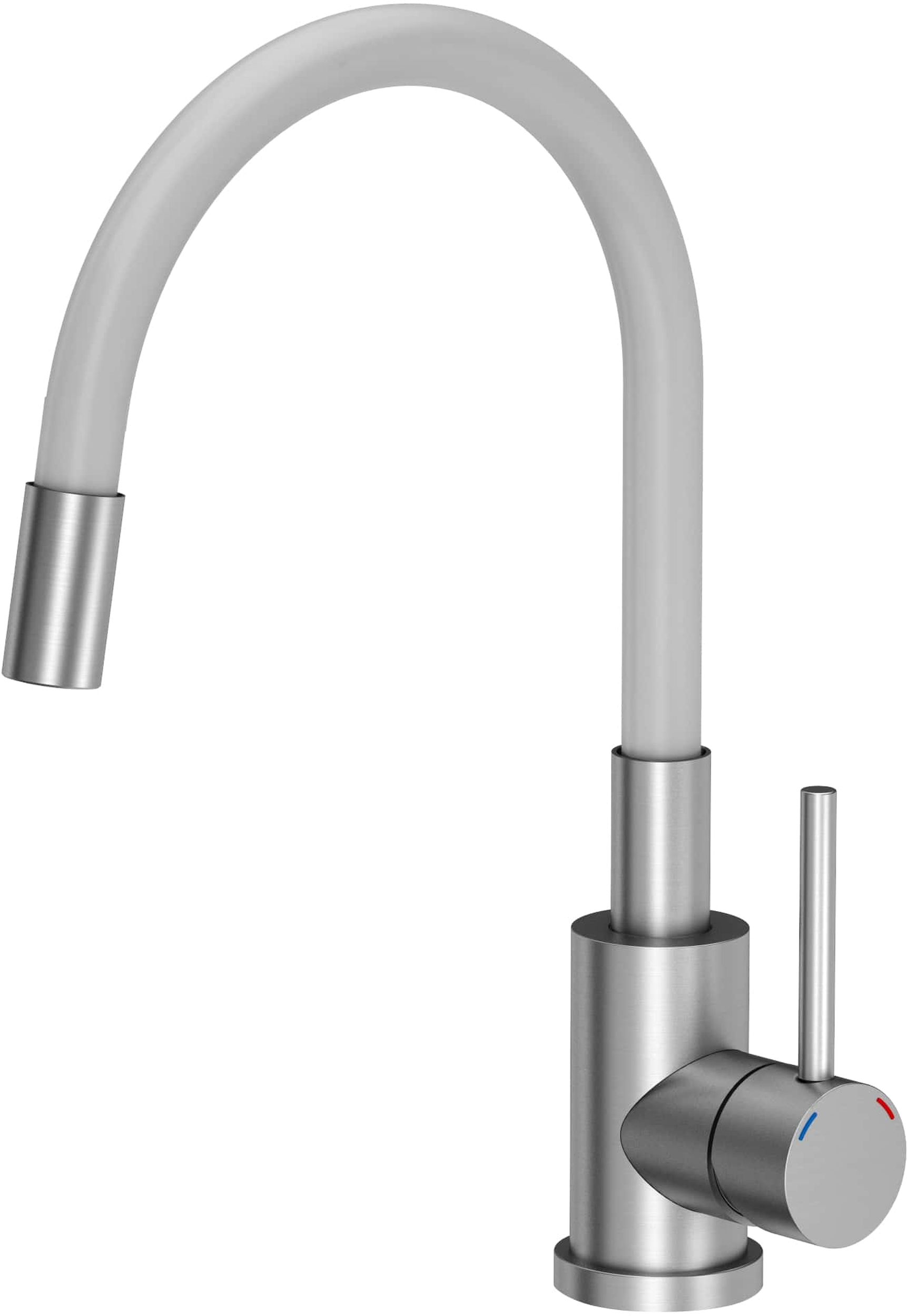 Quadron Maggie küchenarmatur stehend edelstahl-weiß 3323503WH