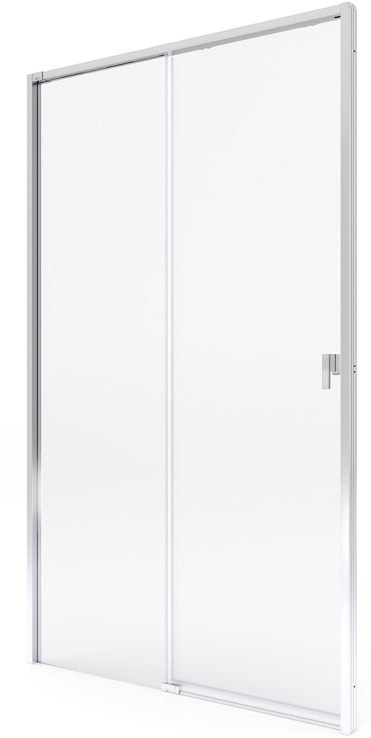 Roca Metropolis-N Duschtüren 140 cm Schiebe- chrom Glanz/durchsichtiges Glas AMP1314012M