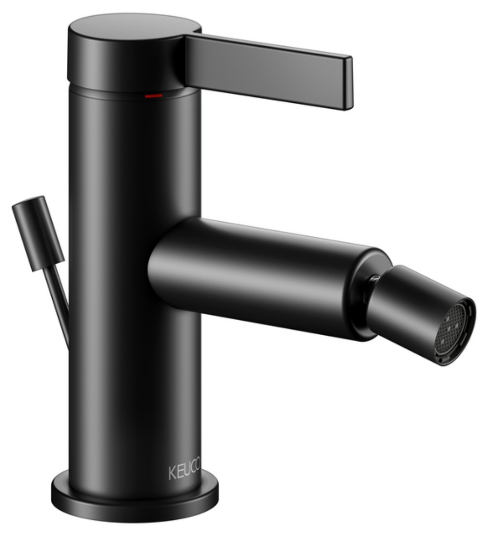 Keuco IXMO Pure Bidetarmatur stehend schwarz 59509371000