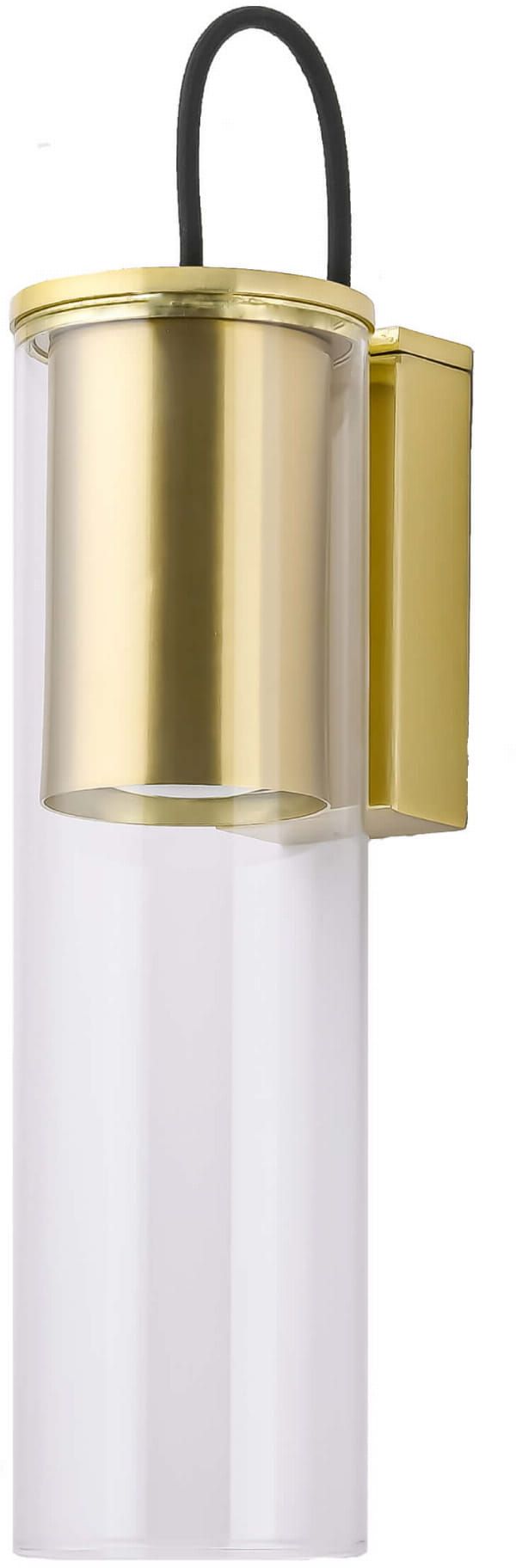 Light Prestige Manacor Wandleuchte 1x50 W transparent-gold LP-232/1WGD