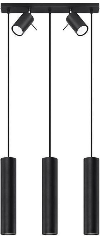 Sollux Lighting Ring Pendelleuchte 5x40 W schwarz SL.1099