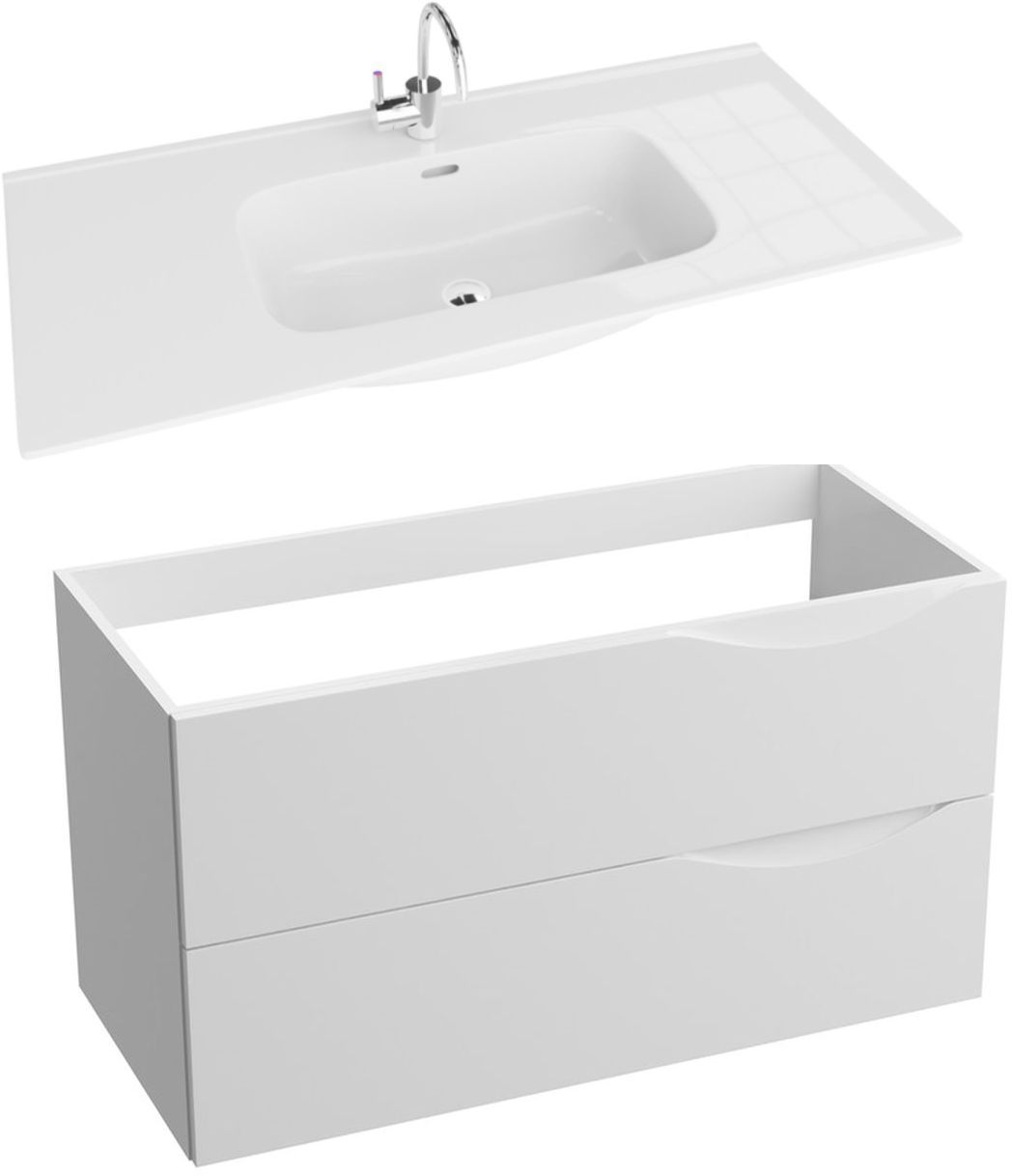 Set Badschrank LaVita Kolorado 5900378314387, Waschbecken LaVita Minnesota 5900378319535