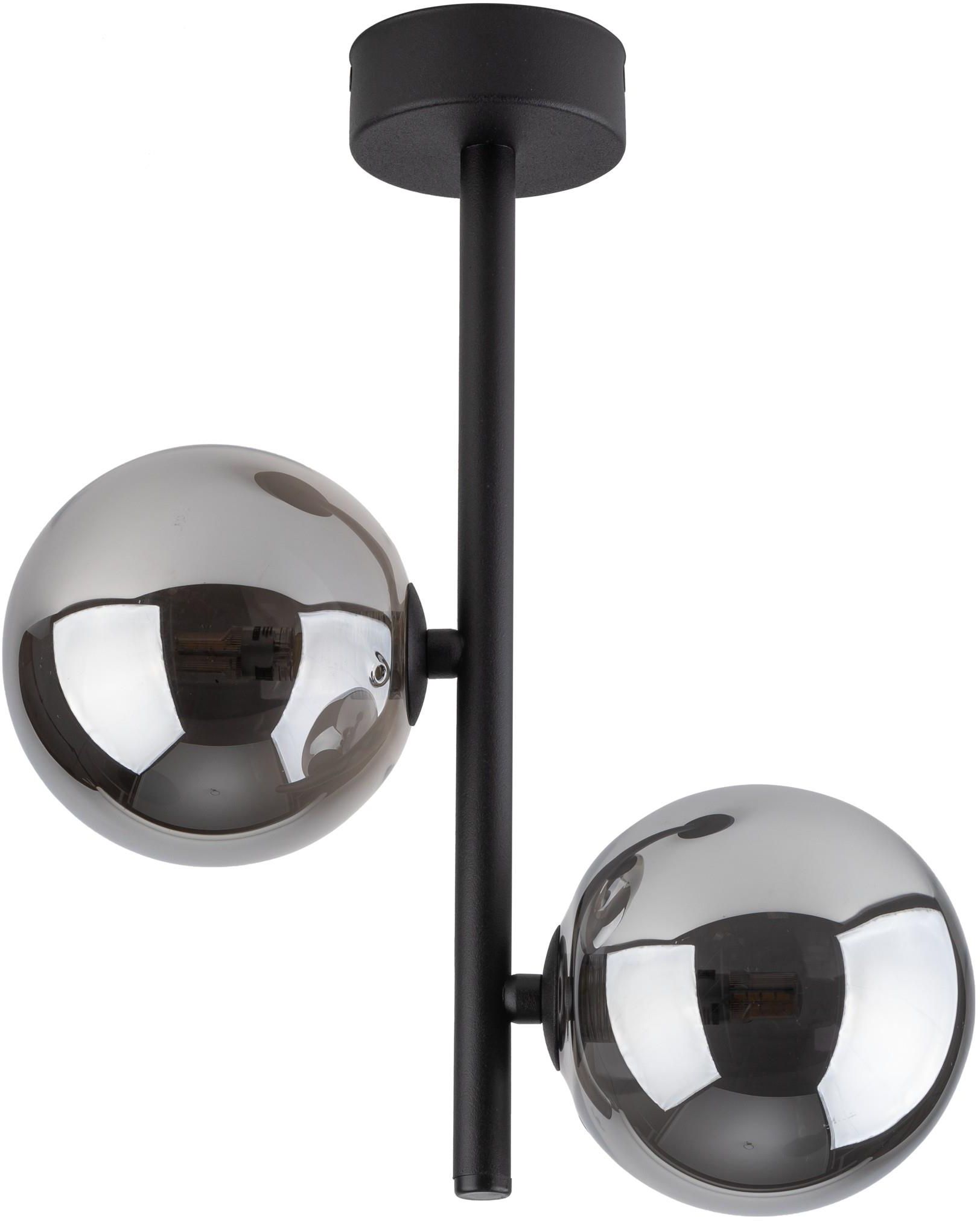 TK Lighting Estera Deckenlampe 2x6 W schwarz-verraucht 6706