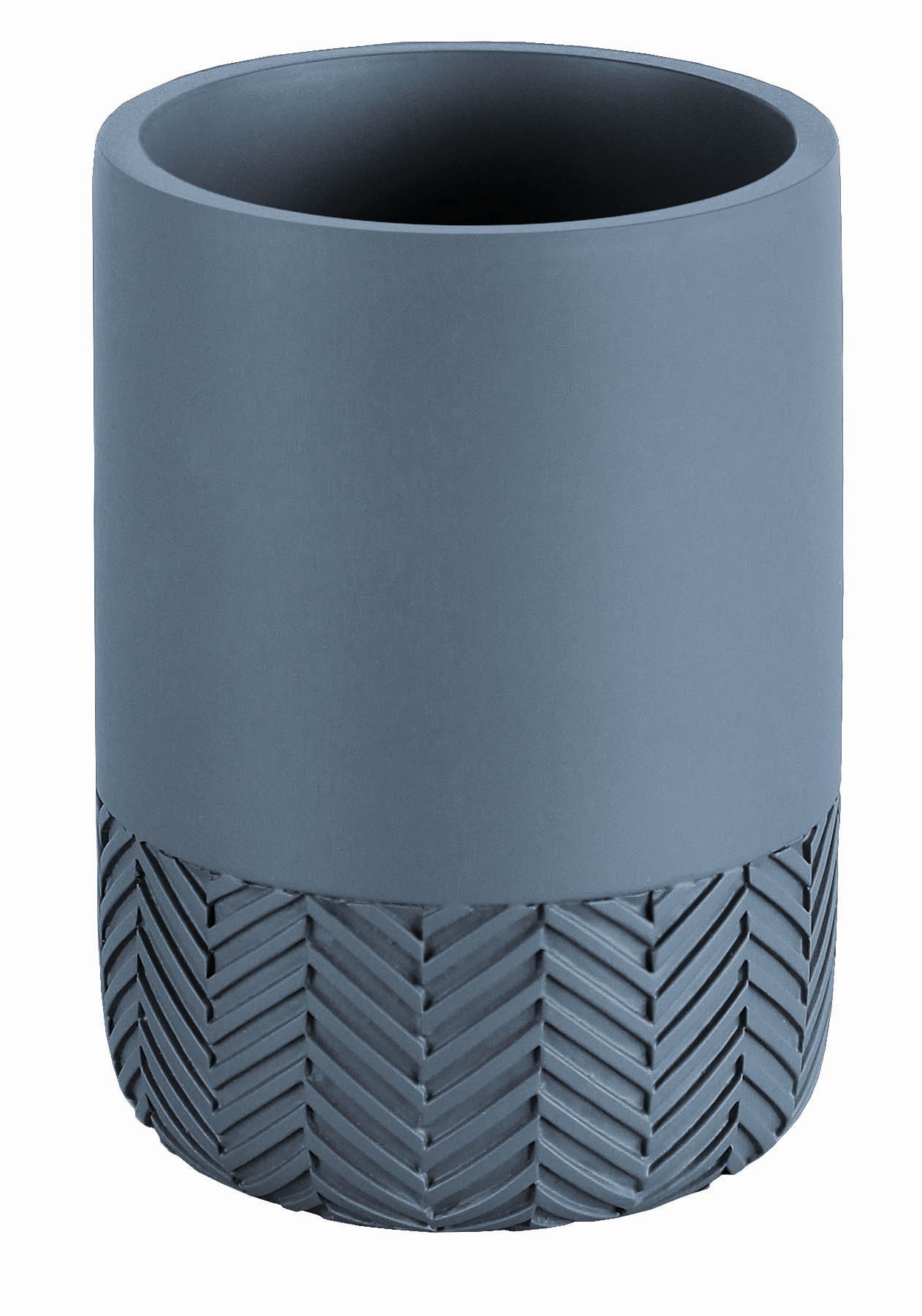 Kleine Wolke Herringbone Zahnputzbecher blau 8090783852