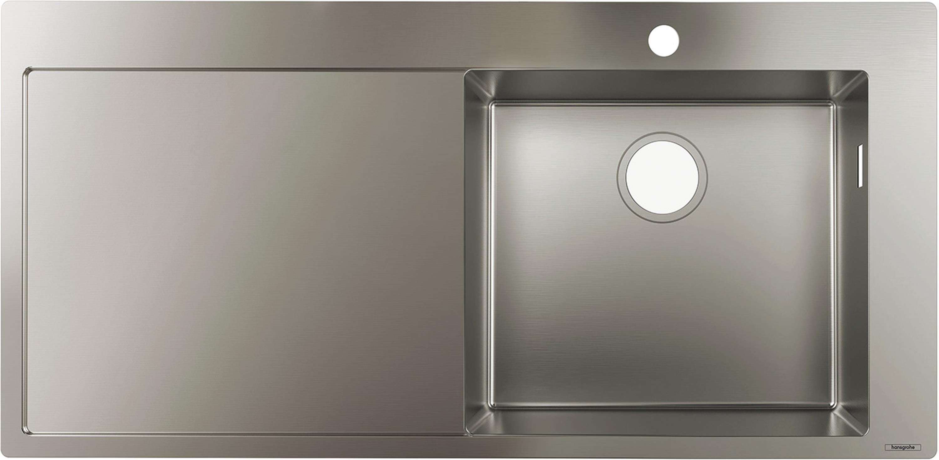 Hansgrohe S 71 Edelstahlspüle 104.5x51 cm 43306800