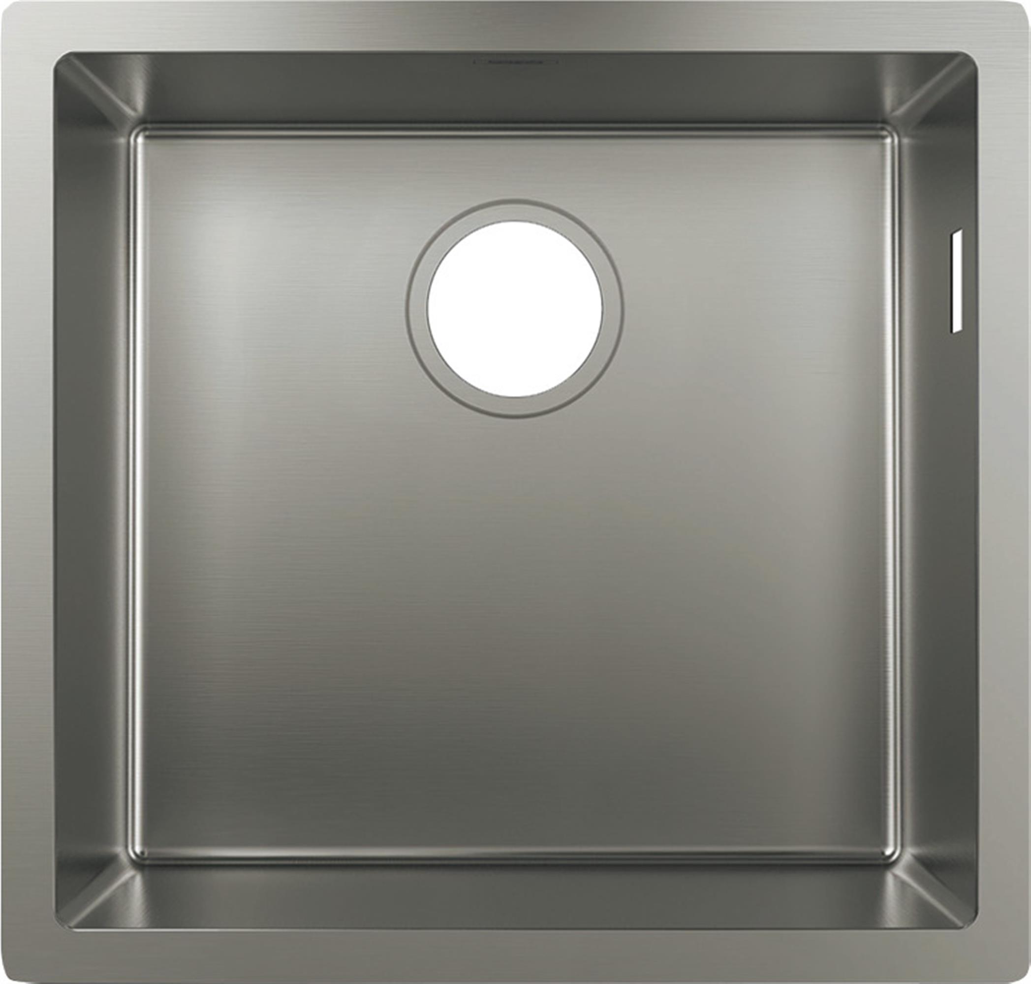 Hansgrohe S 71 Edelstahlspüle 40.2x40 cm 43425800