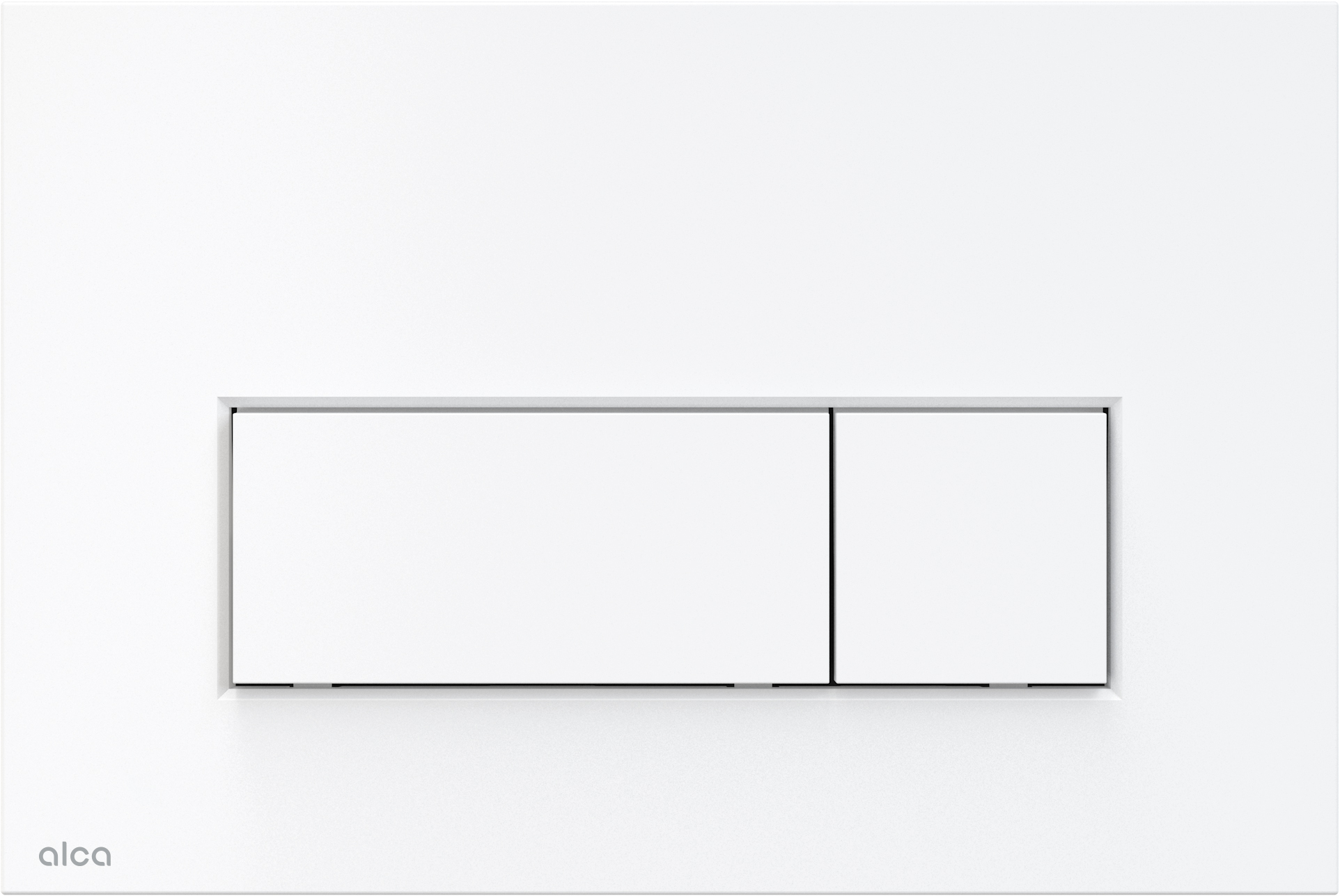 Alca Thin Betätigungsplatte für Toilette weiß M570