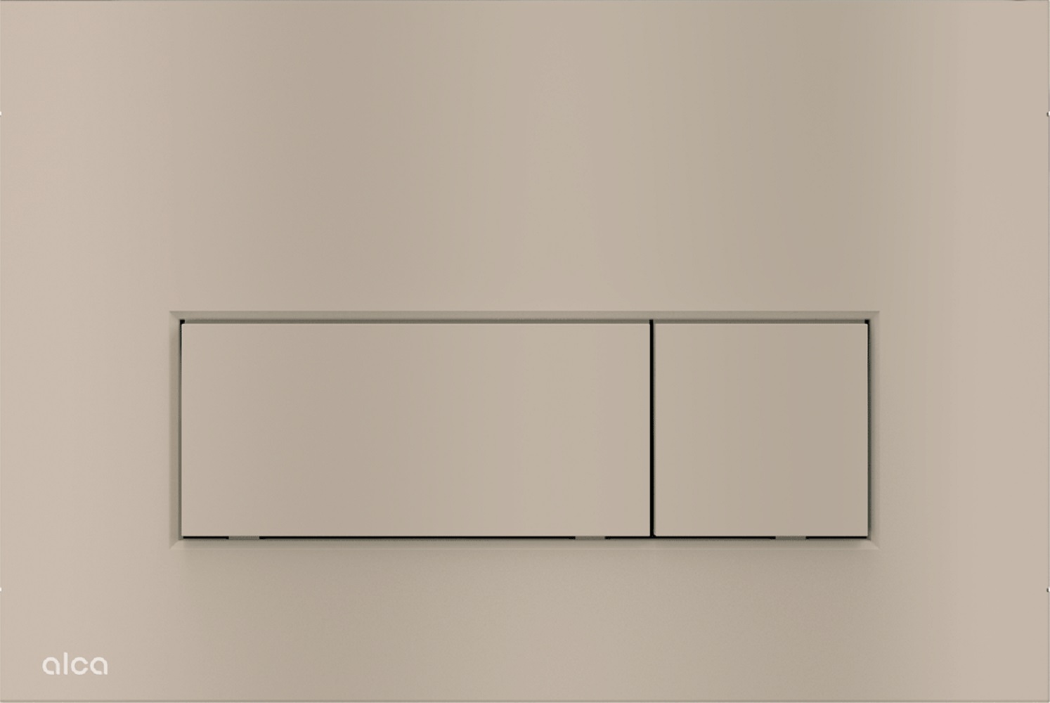 Alca Thin Betätigungsplatte für Toilette stahl M57-N-M
