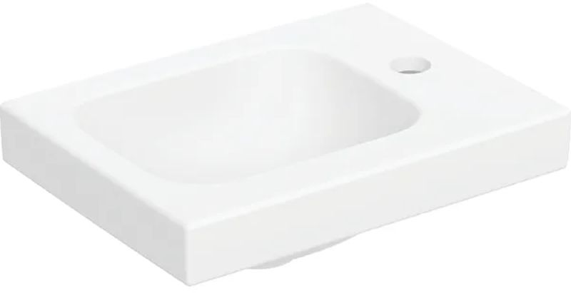Geberit iCon Waschbecken 38x28 cm rechteckig Möbel weiß matte 501.830.JT.1