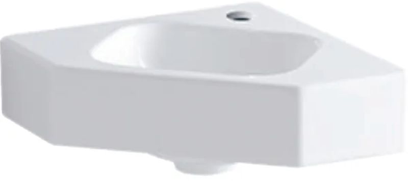 Geberit iCon Waschbecken 46x33 cm eckwaschbecken Klassisch weiß glanz 124729600