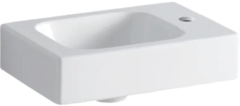 Geberit iCon Waschbecken 38x28 cm rechteckig Klassisch-Möbel weiß glanz 124736600