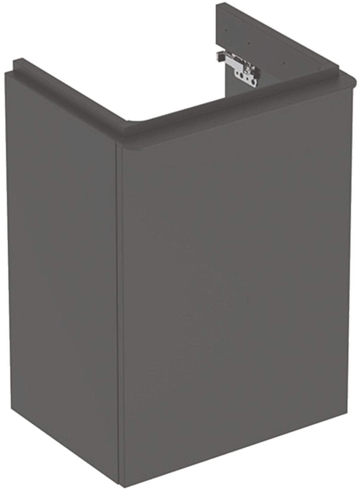 Geberit Smyle Square Badschrank 44.2x35.6x61.7 cm Unterschrank hängend schwarz 500.351.JK.1