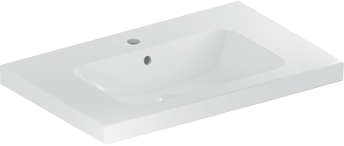 Geberit iCon Waschbecken 90x48 cm rechteckig Möbel weiß matte 501.840.00.2