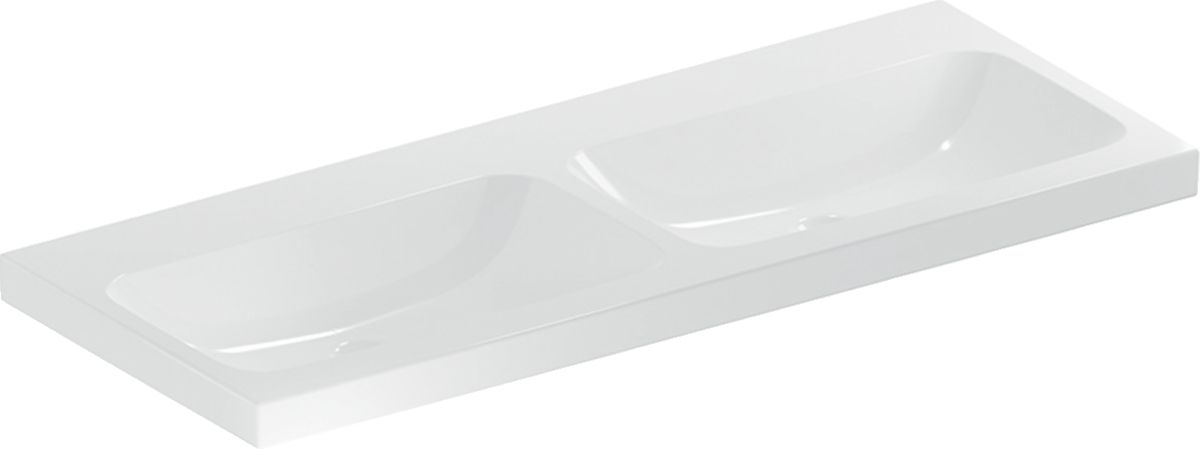 Geberit iCon Waschbecken 120x48 cm rechteckig Möbel weiß matte 501.838.00.8