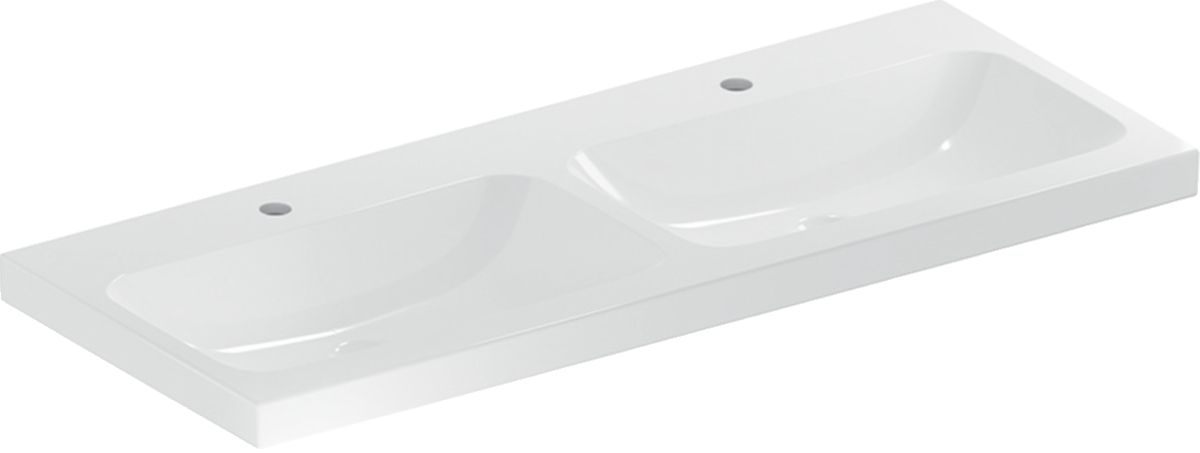 Geberit iCon Waschbecken 120x48 cm rechteckig Möbel weiß matte 501.838.00.6