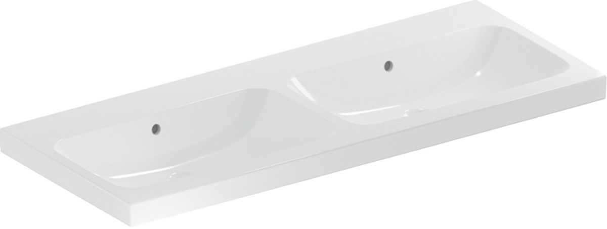 Geberit iCon Waschbecken 120x48 cm rechteckig Möbel weiß matte 501.838.00.4