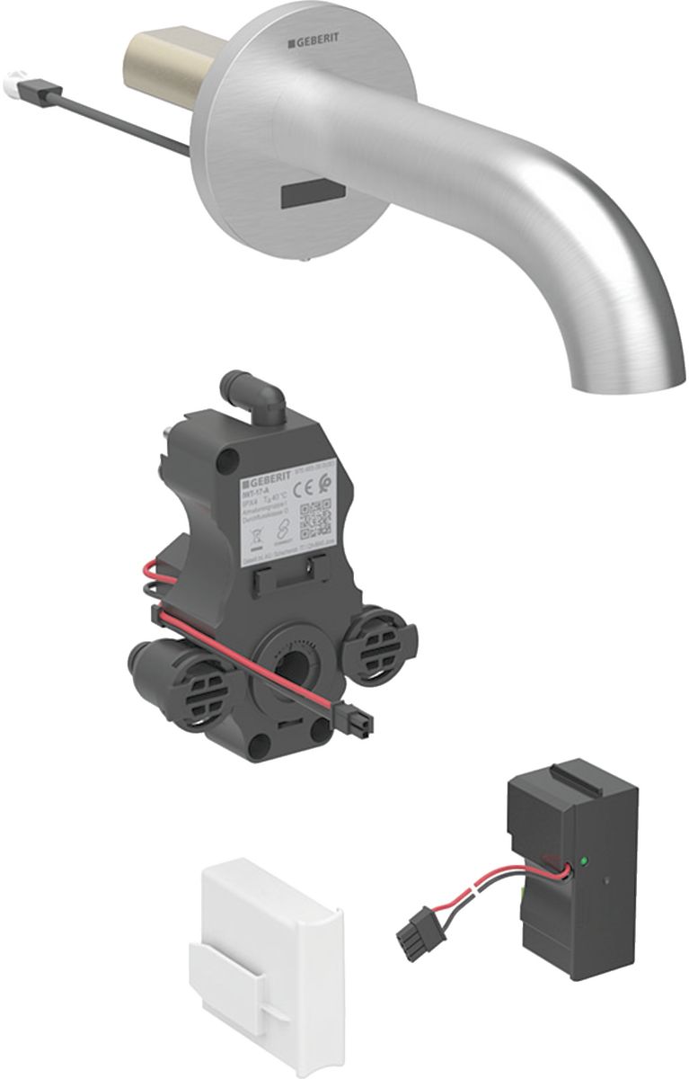 Geberit Piave Waschbeckenventil Unterputz Elektronisch stahl 116.281.SN.1